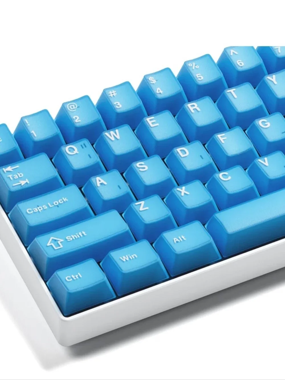 XVX Cambridge Blue Keyboard Keycaps Double Shot 129 PBT Keycaps